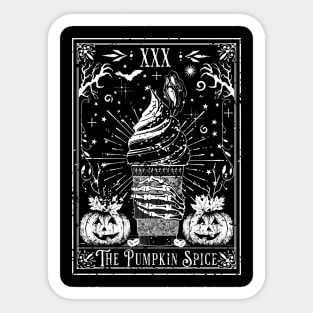 The Pumpkin Spice Tarot Card Sticker